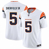 Men & Women & Youth Denver Broncos #5 Trent Sherfield Sr White 2025 F.U.S.E. Vapor Limited Stitched Jersey,baseball caps,new era cap wholesale,wholesale hats